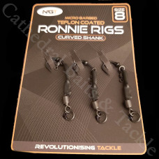 NGT Ronnie Rigs Micro Barbed Teflon Carp Hooks